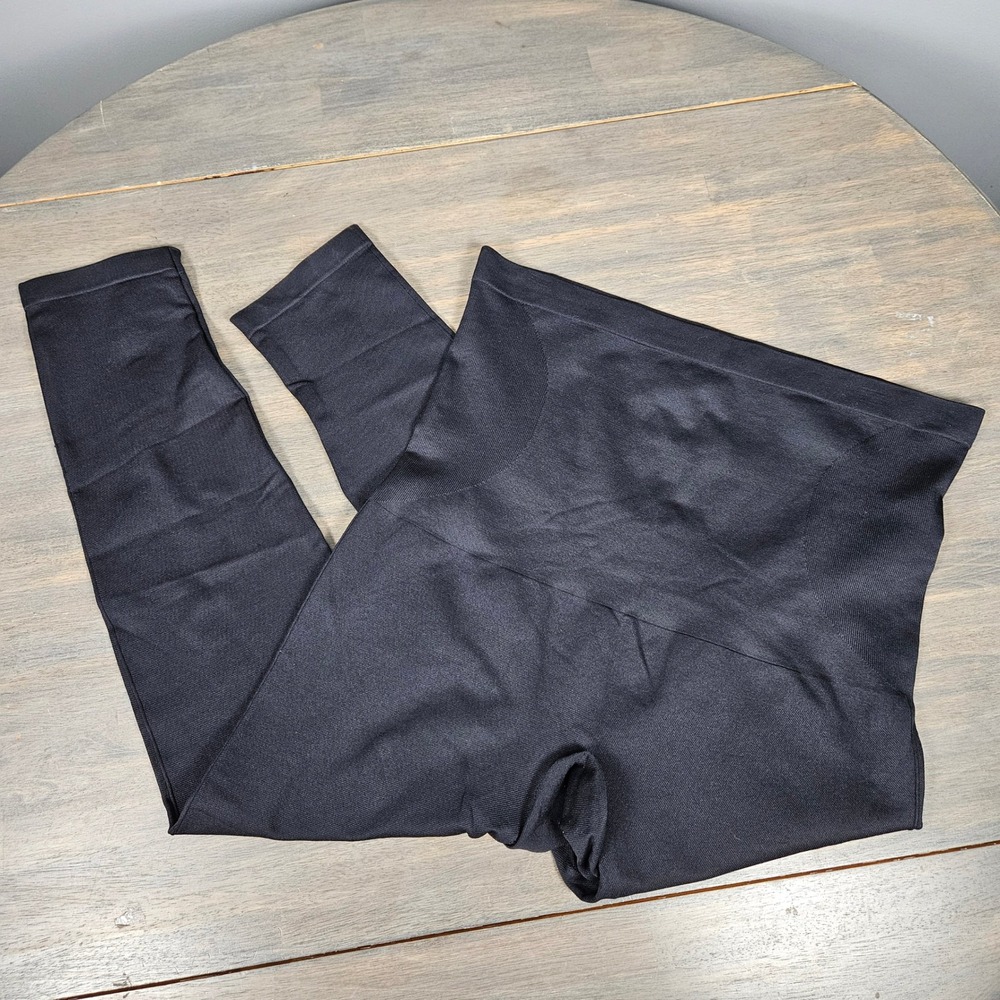 Shapermint Womens 3XL High Waisted Shaping Leggings Tummy Control Black NWOT